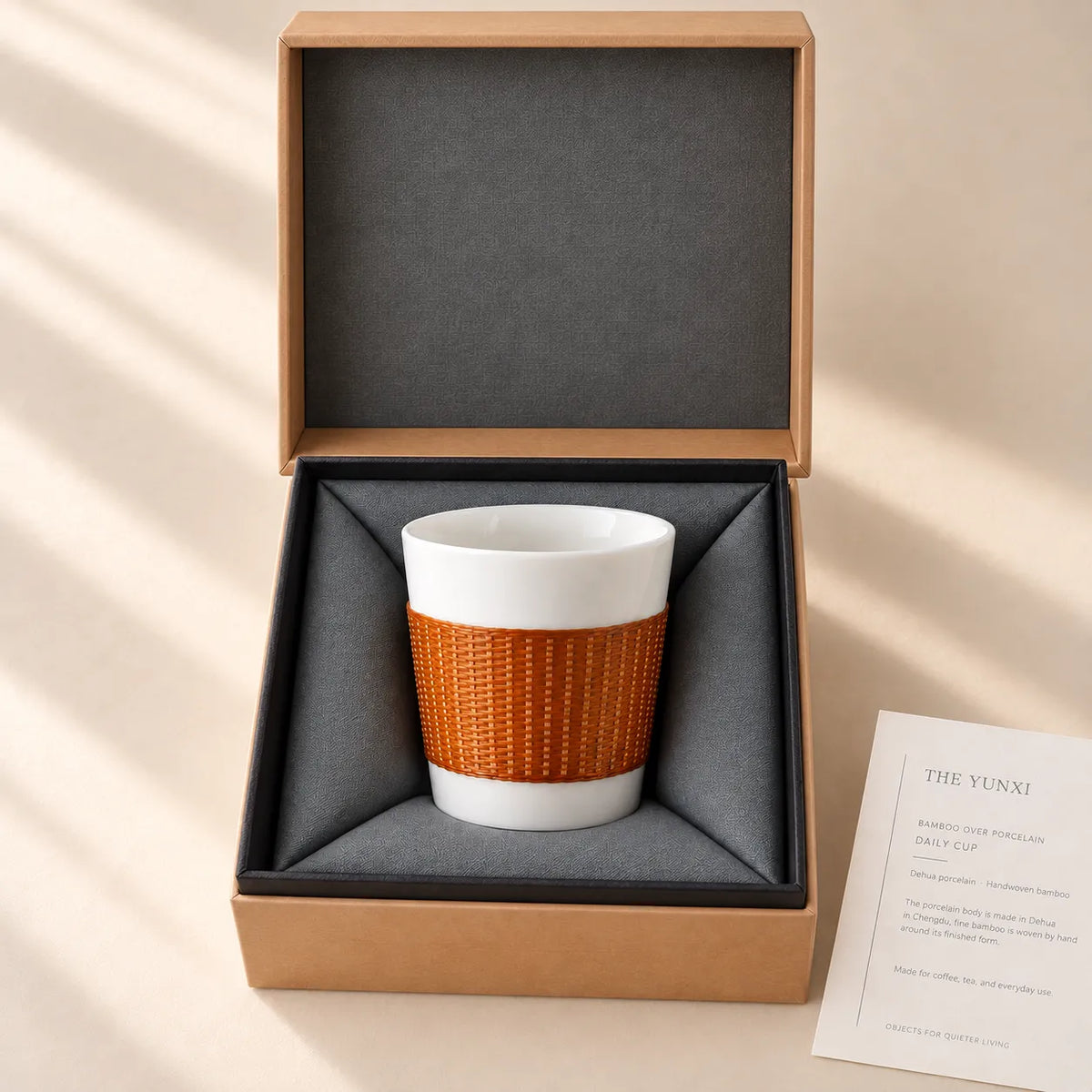 Bamboo over Porcelain Daily Cup