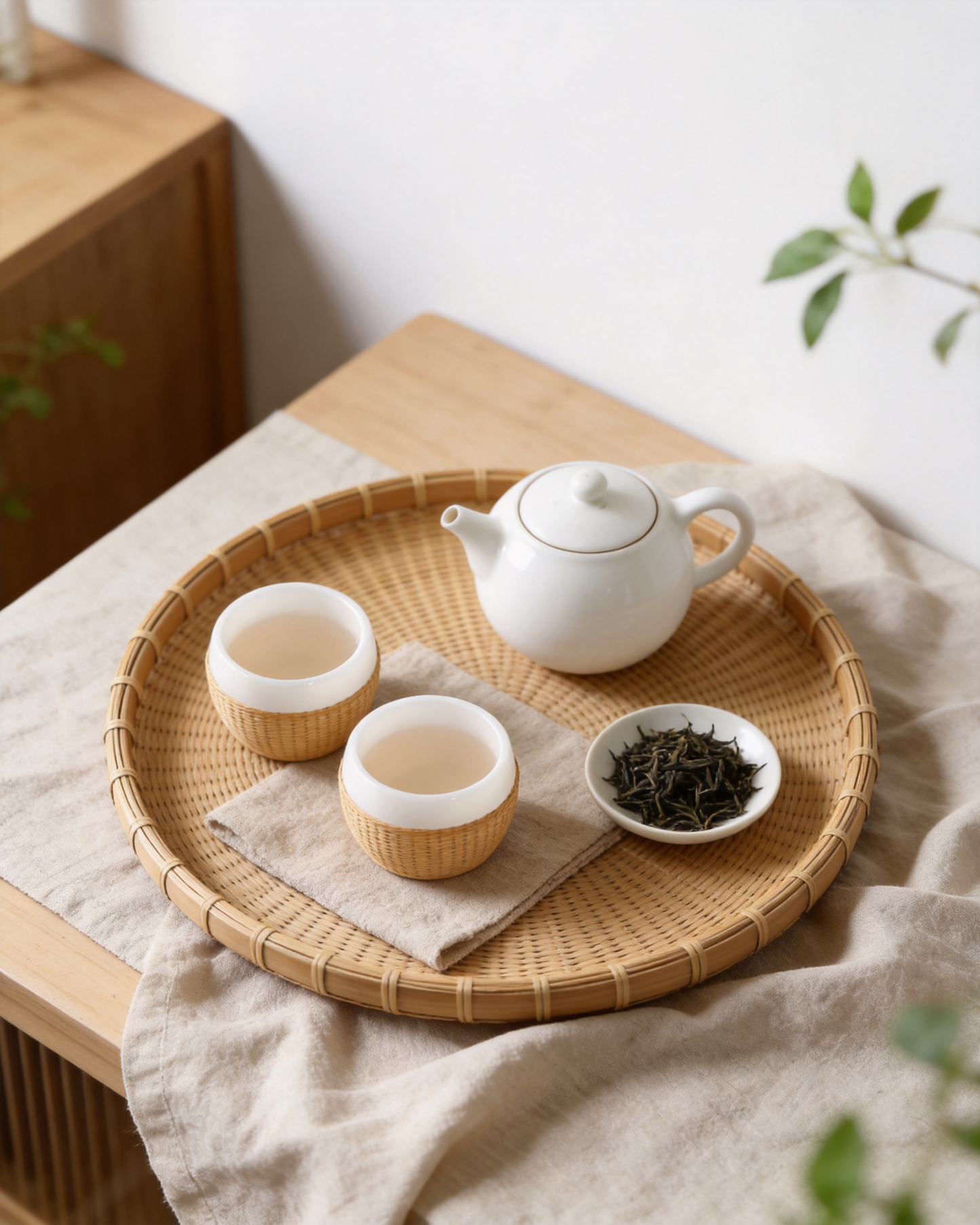 Bamboo over Glass Tasting Cup
