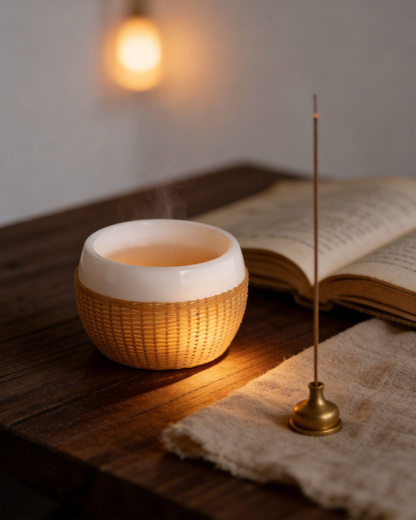 Bamboo over Glass Tasting Cup