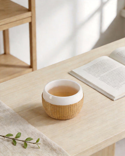 Bamboo over Glass Tasting Cup