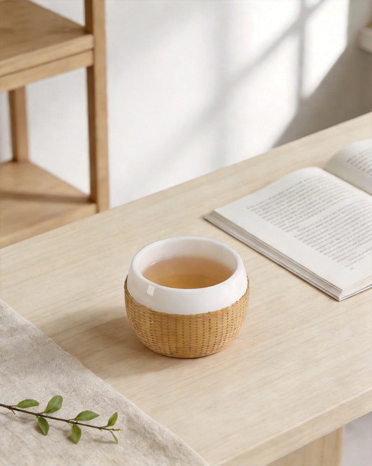 Bamboo over Glass Tasting Cup